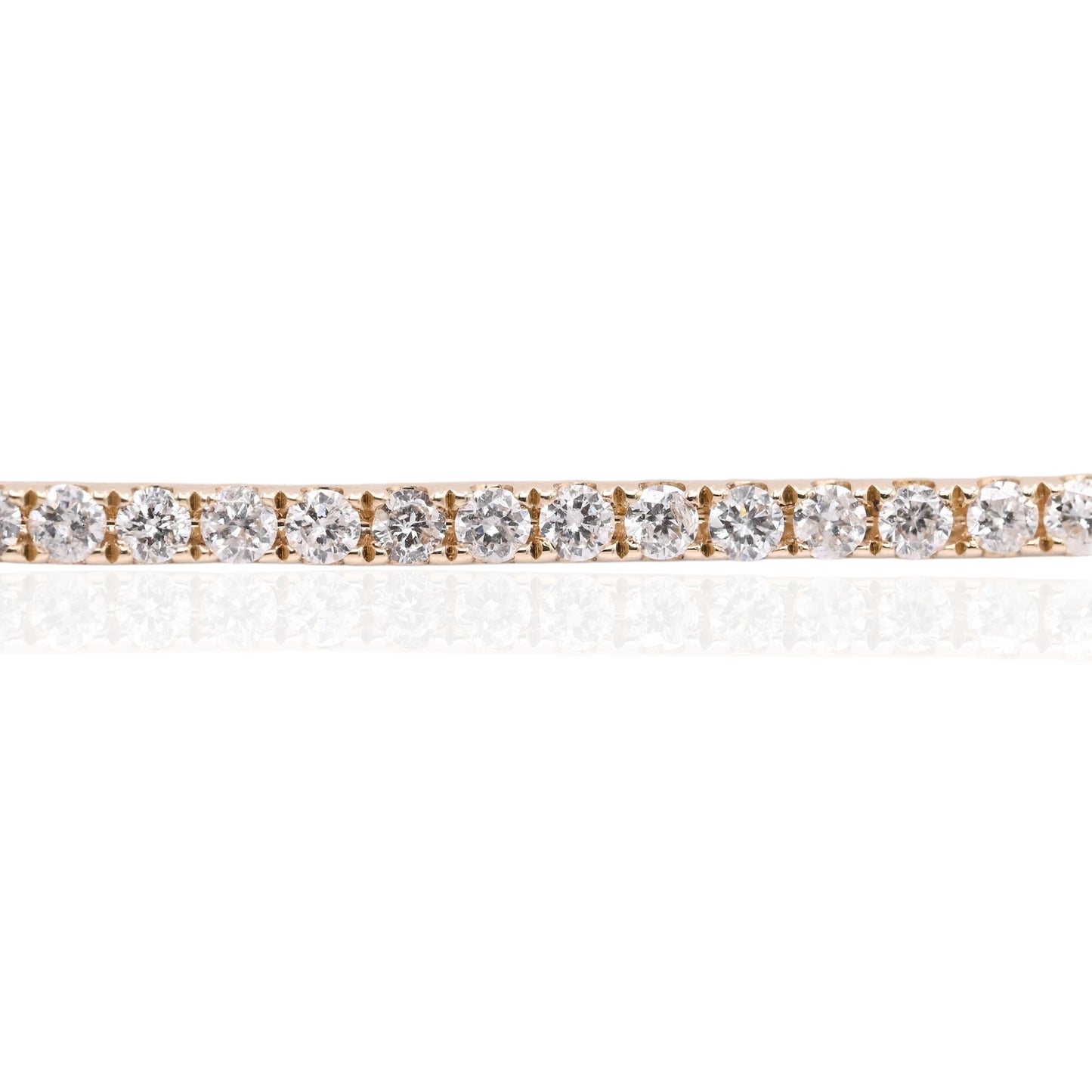 Diamond Arrow Necklace 14K Yellow Gold Adjustable Chain 16in, 17in, and 18in 0.11cttw