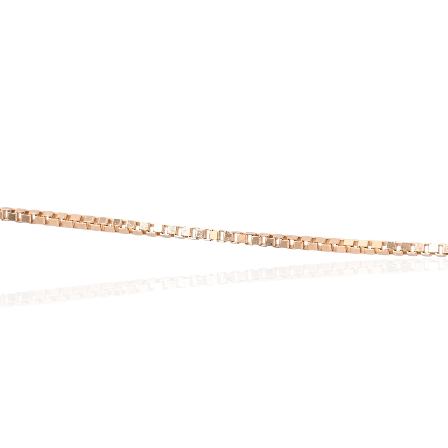 Three-Stone Diamond Necklace 14K Yellow Gold with Box Chain 18in 0.48cttw