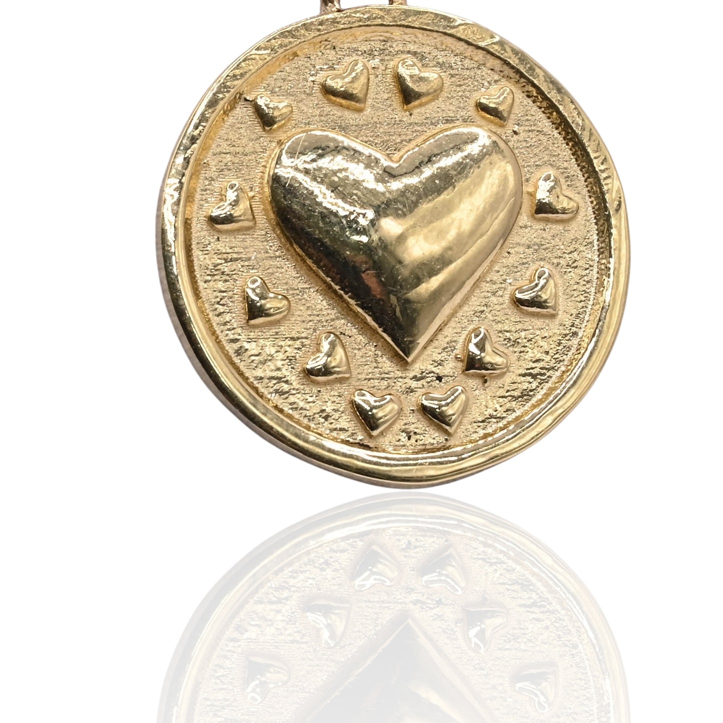Round Heart Pendant (Larrea Original)
