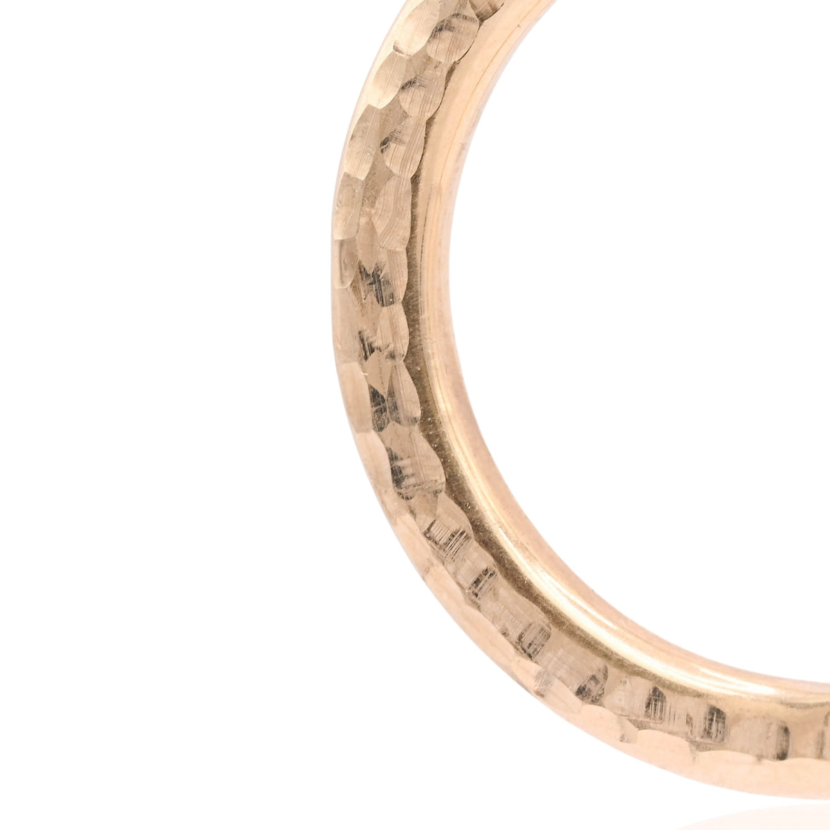 Lightweight Large Hammered Hoop Earrings 14K Yellow Gold with Hinge 2.84mm Thick x 30.00mm Diameter