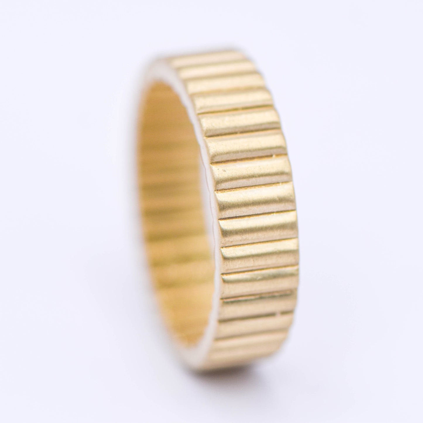 Column Band 18K Yellow Gold 6mm (Larrea Original)