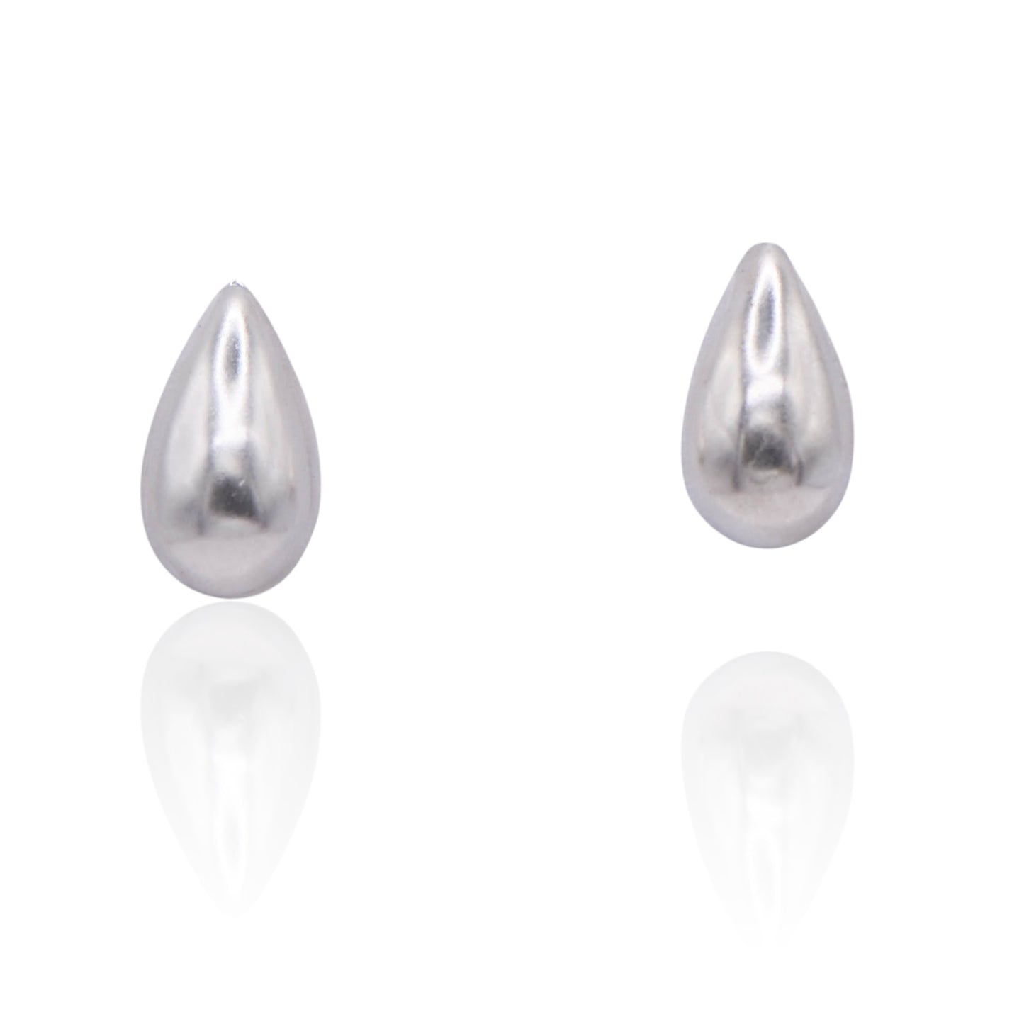 Vintage Bubble Teardrop Post Sterling Silver Earrings