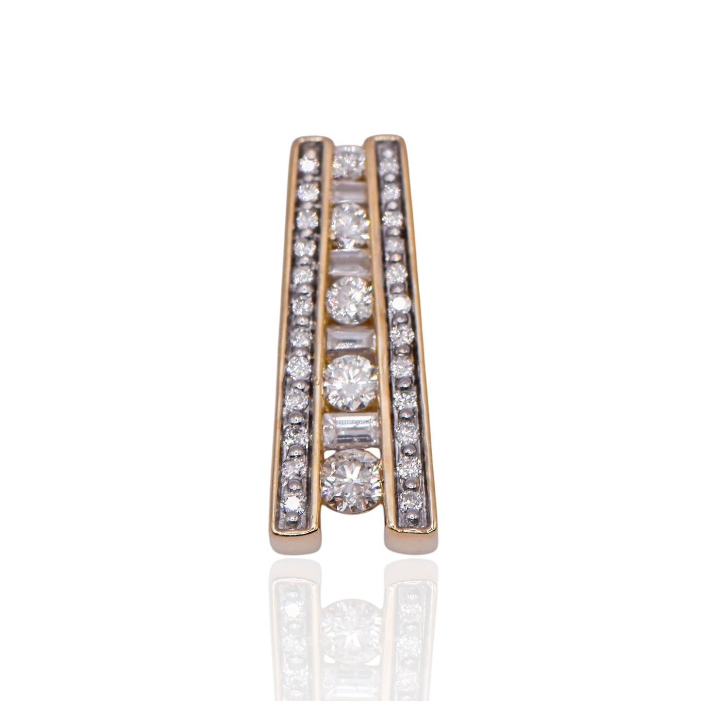 .41cttw Ladder Diamonds 14K Yellow Gold