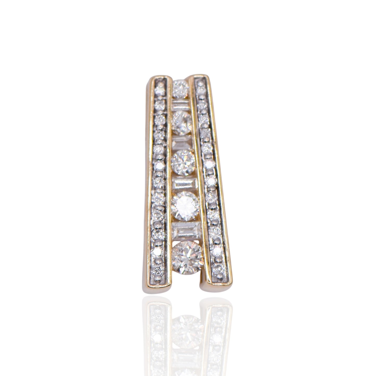 .41cttw Ladder Diamonds 14K Yellow Gold