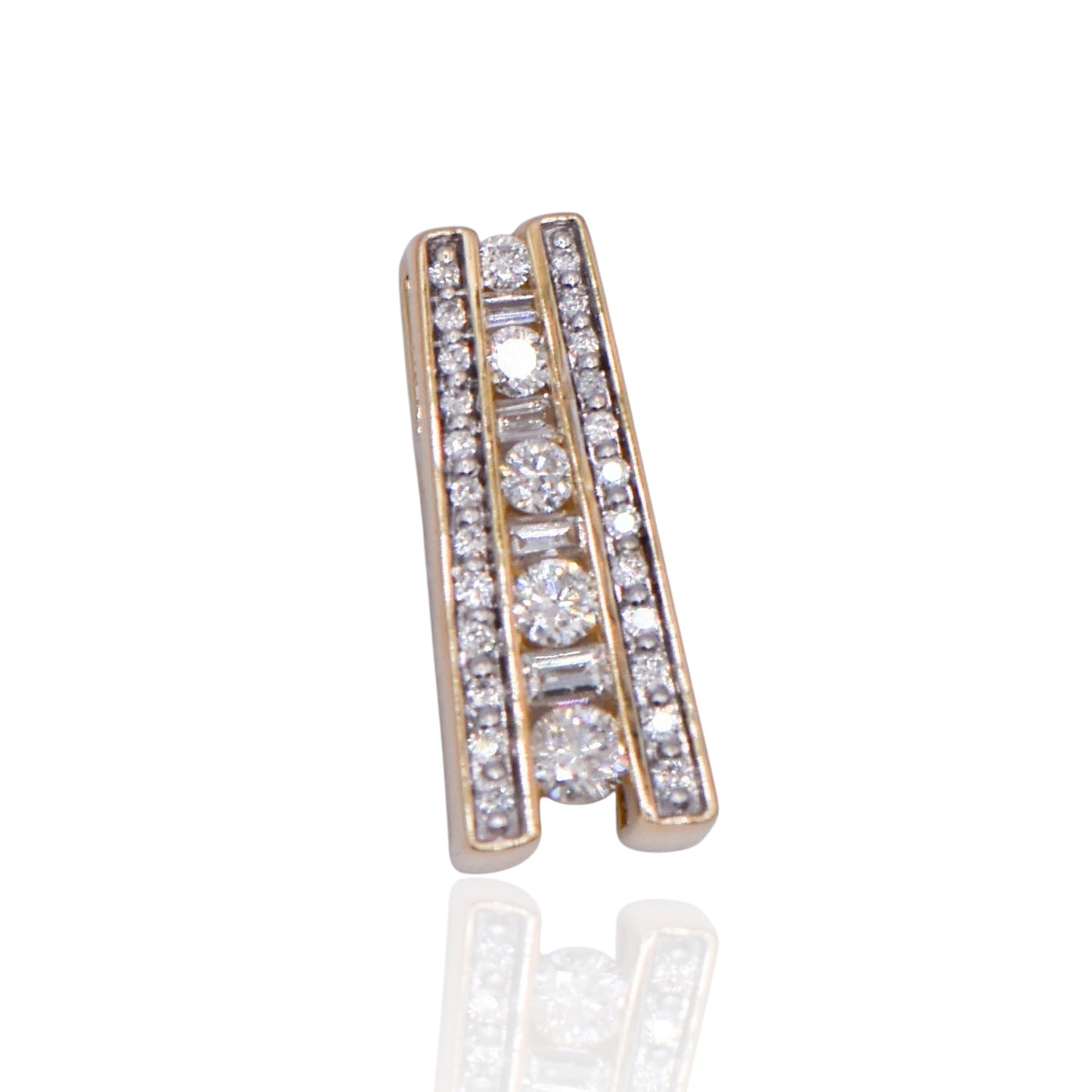 .41cttw Ladder Diamonds 14K Yellow Gold