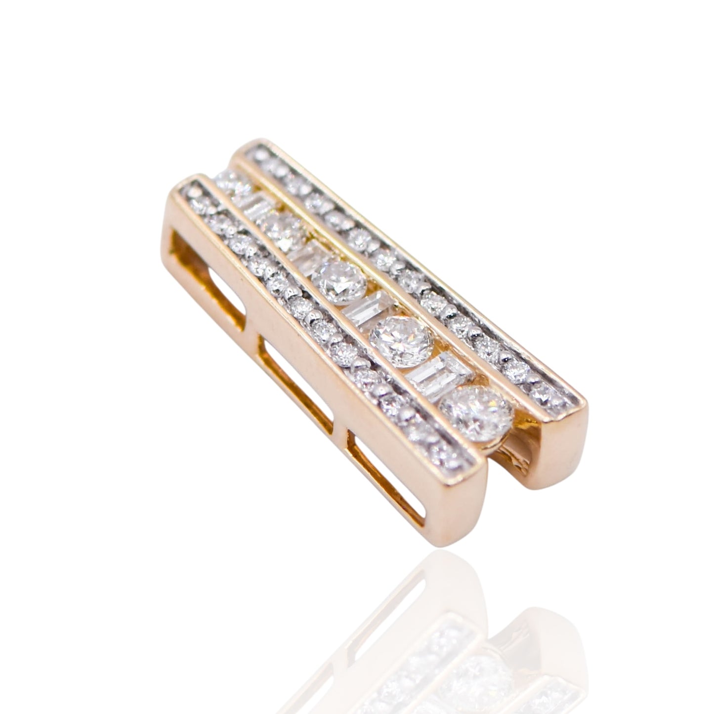 .41cttw Ladder Diamonds 14K Yellow Gold