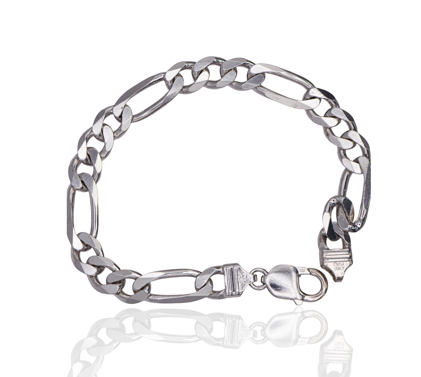 Vintage Figaro Link Sterling Silver Bracelet