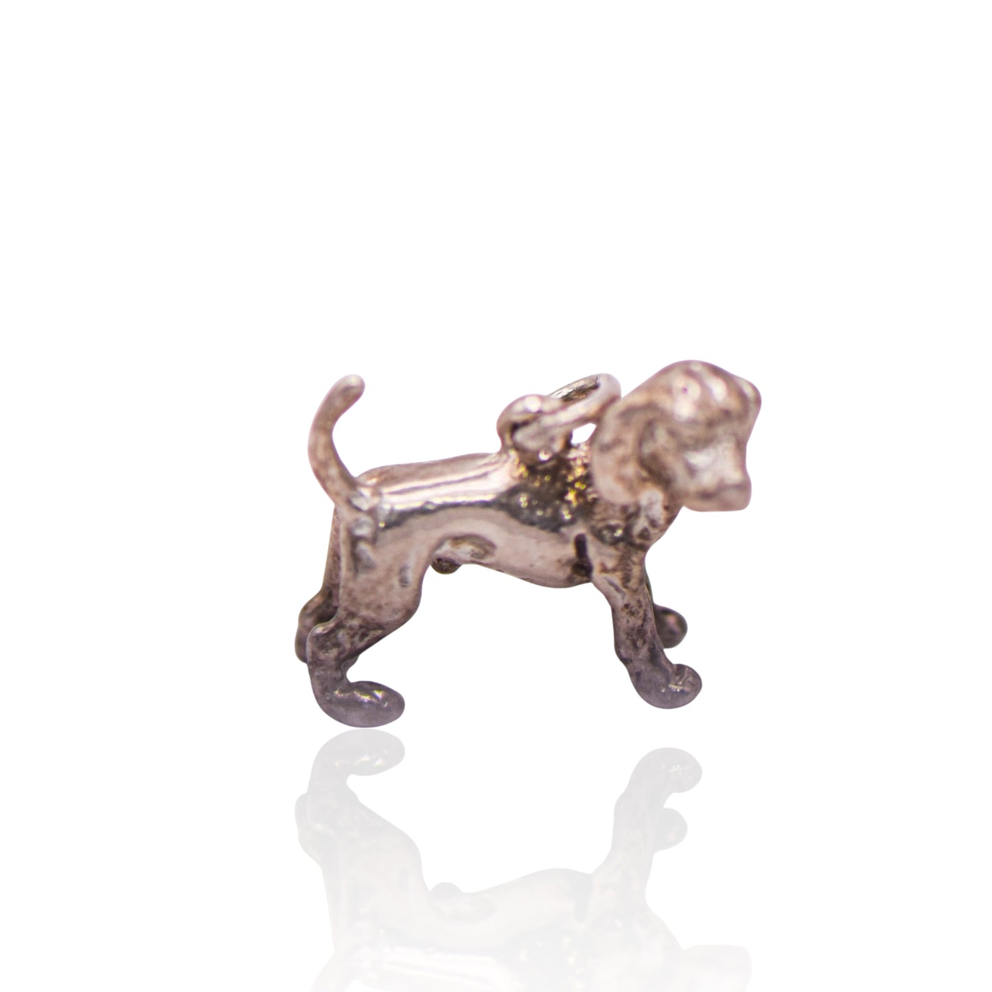 Vintage Dog Sterling Silver Pendant