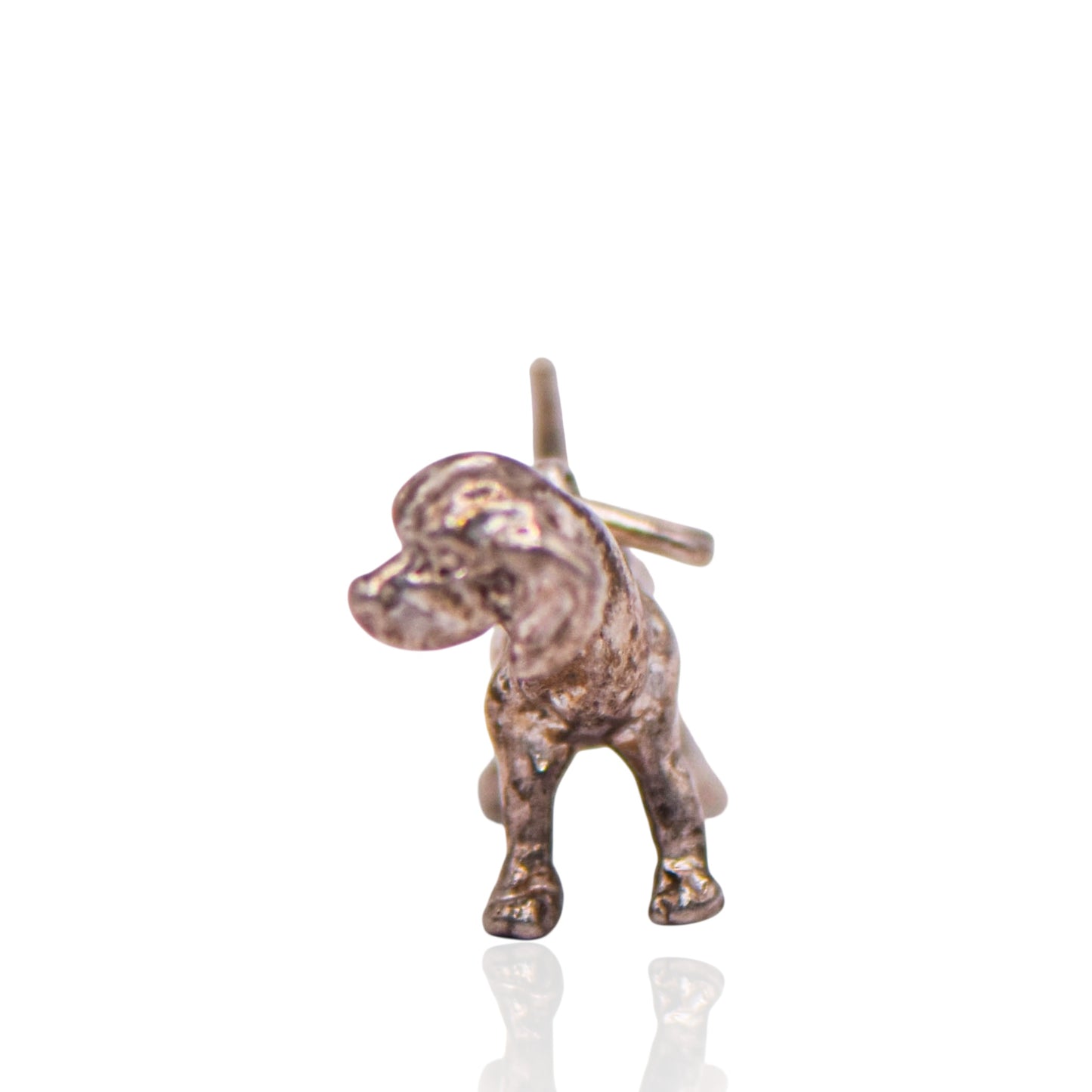 Vintage Dog Sterling Silver Pendant