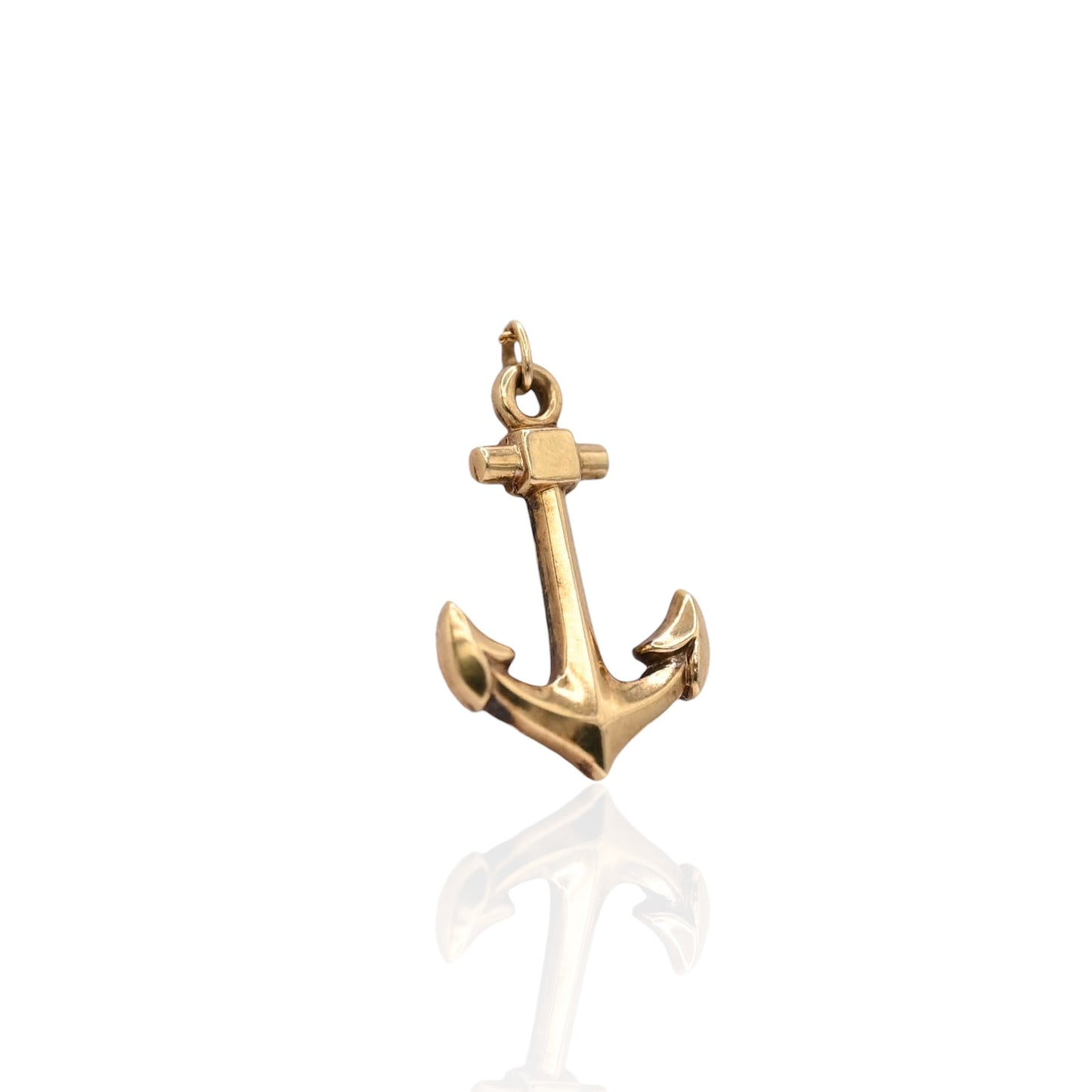 Anchor Pendant 14K Yellow Gold