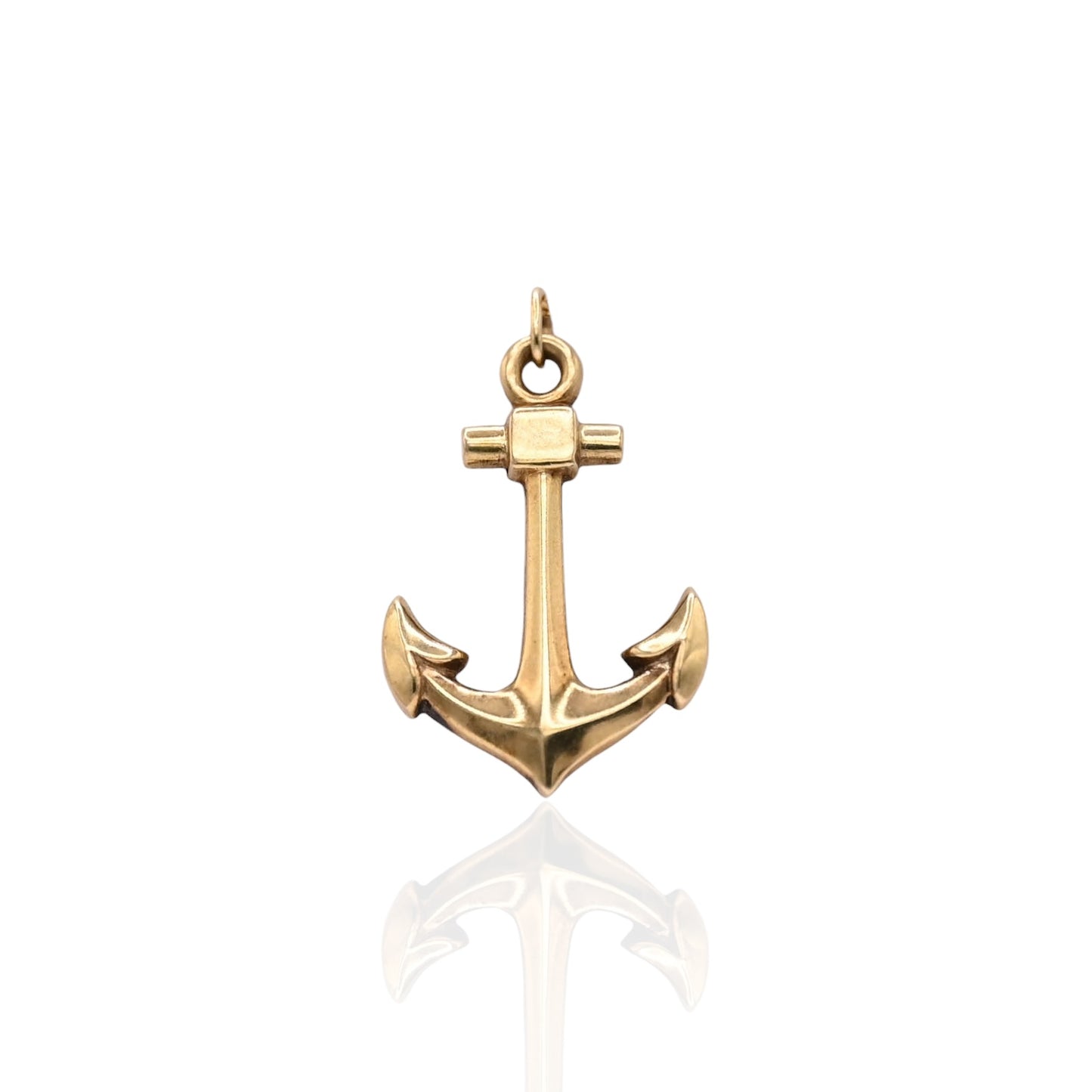 Anchor Pendant 14K Yellow Gold