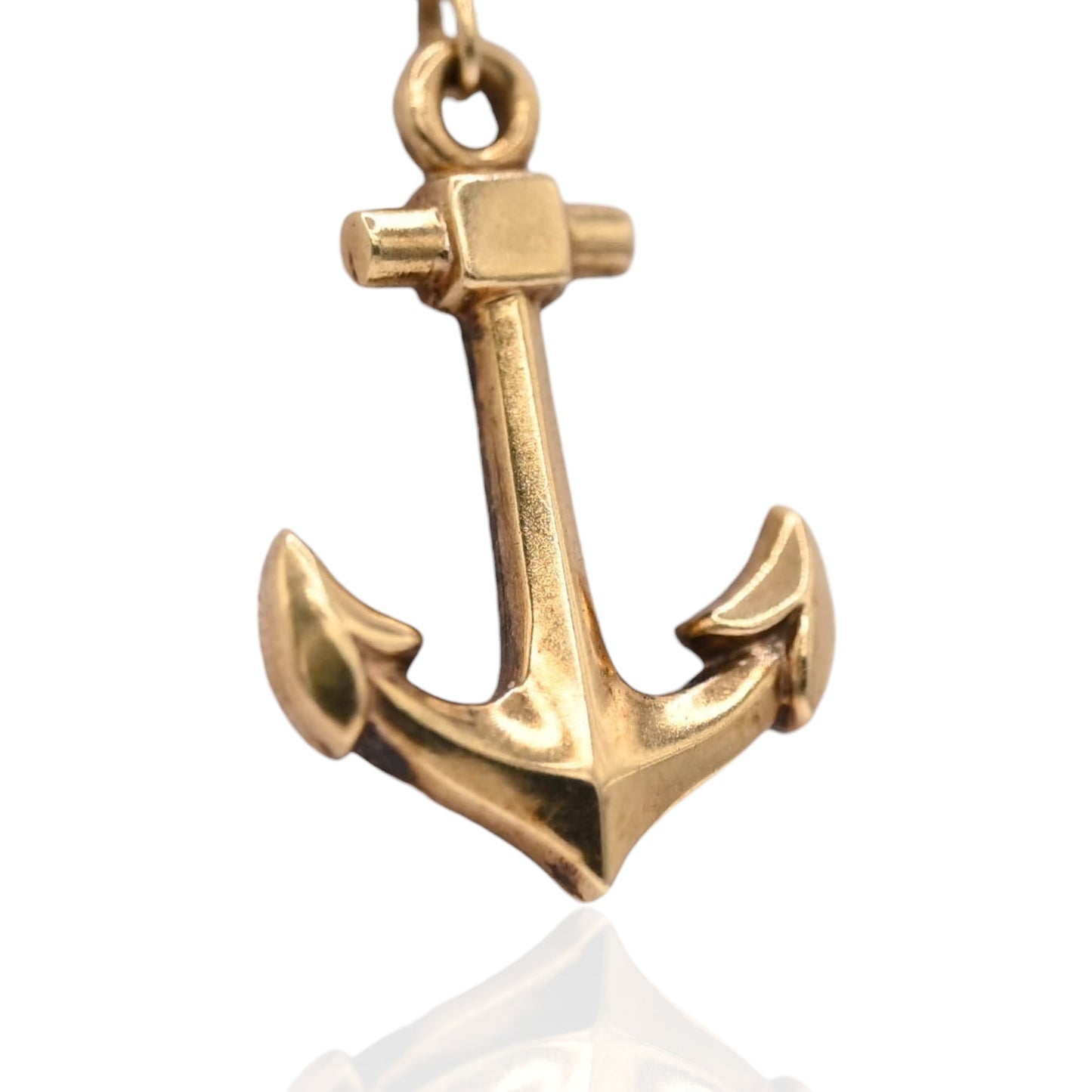 Anchor Pendant 14K Yellow Gold