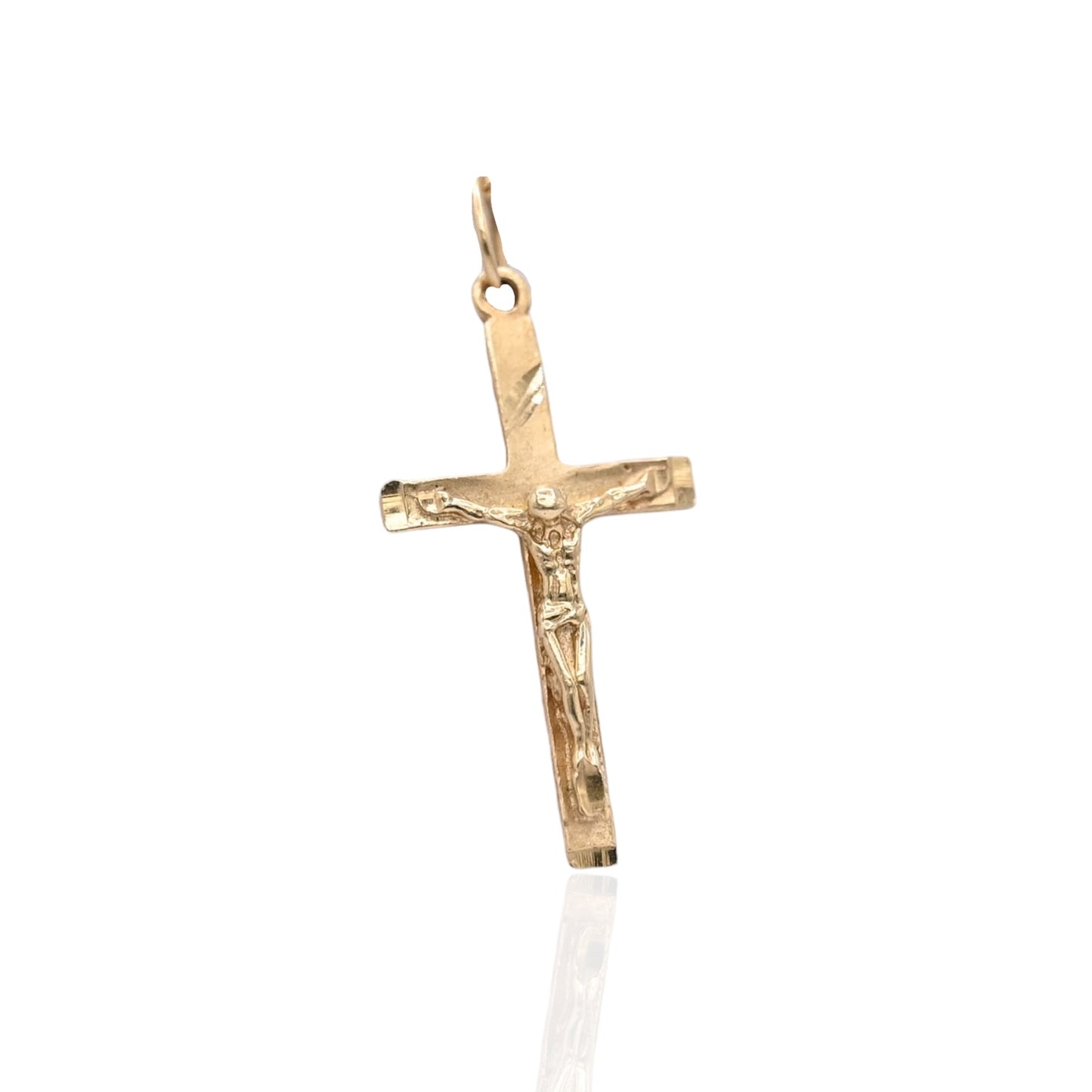 Crucifix Pendant 14K Yellow Gold