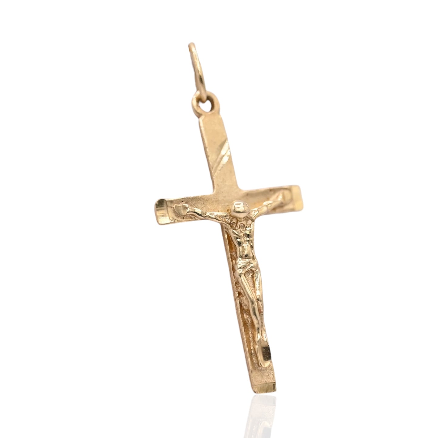 Crucifix Pendant 14K Yellow Gold
