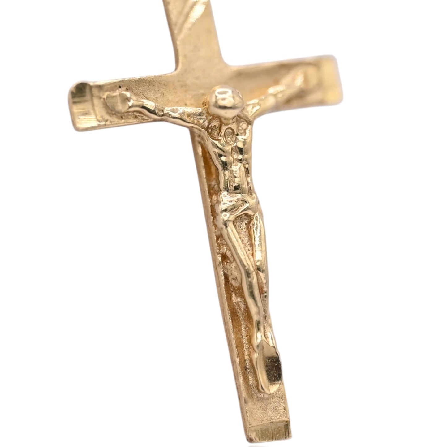 Crucifix Pendant 14K Yellow Gold