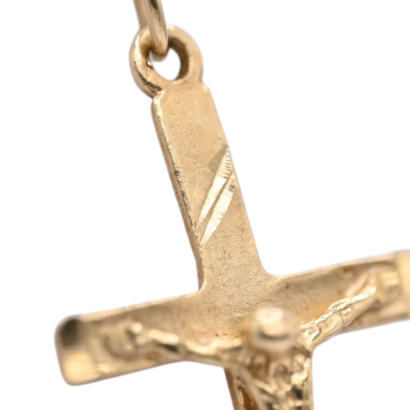 Crucifix Pendant 14K Yellow Gold