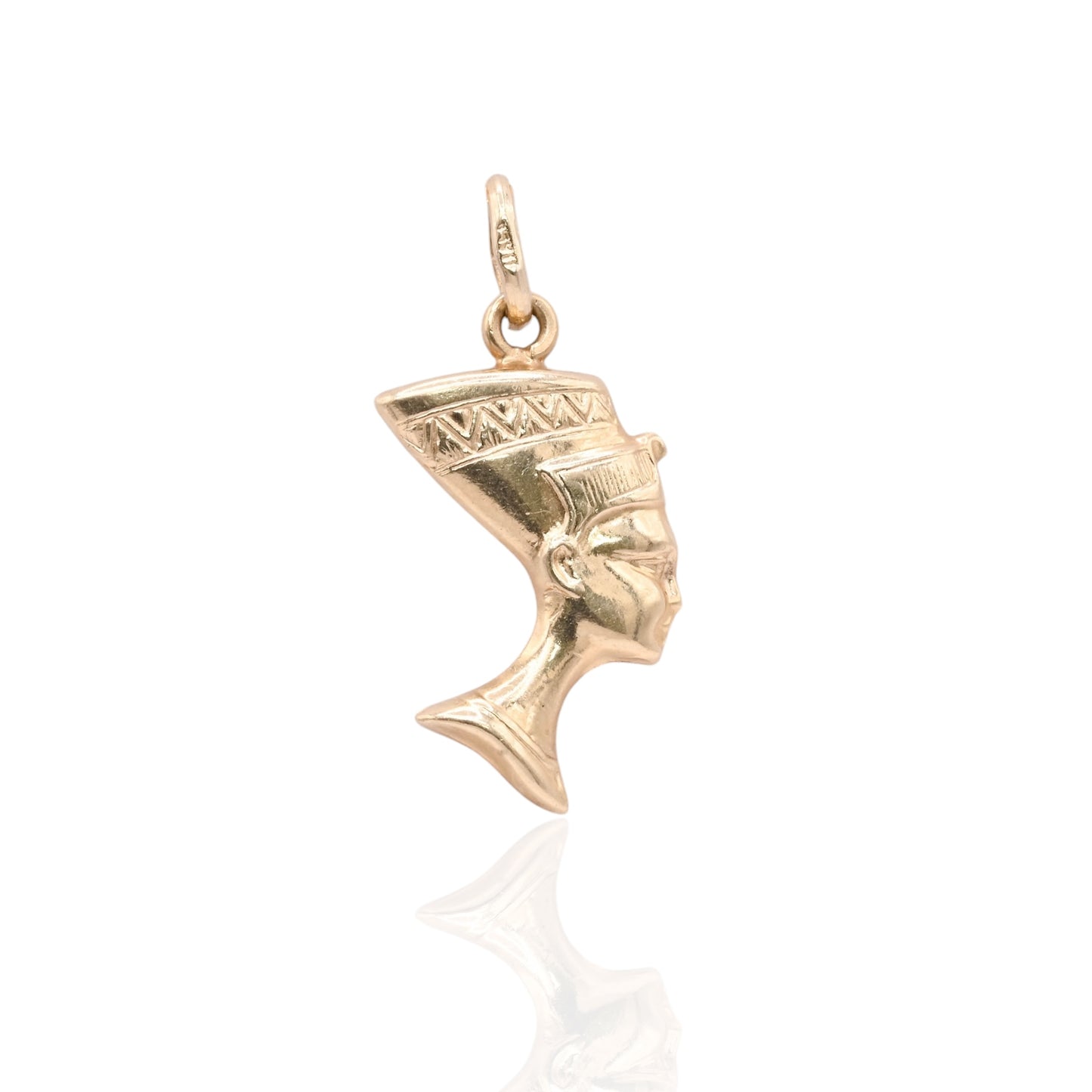 Nefertiti Pendant 14K Yellow Gold