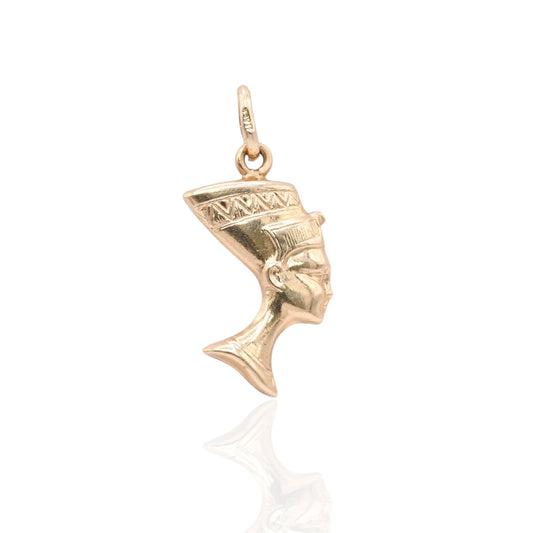 Nefertiti Pendant 14K Yellow Gold