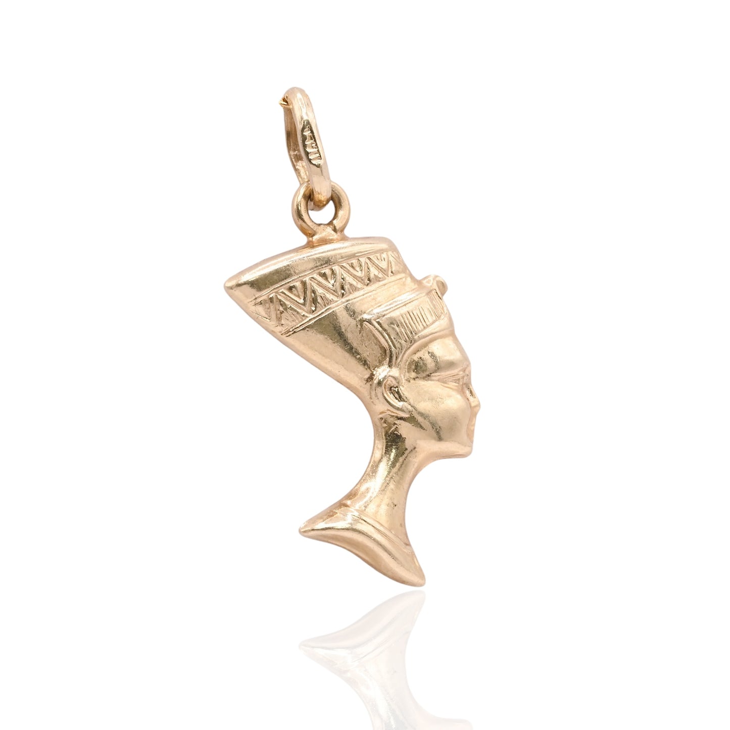 Nefertiti Pendant 14K Yellow Gold