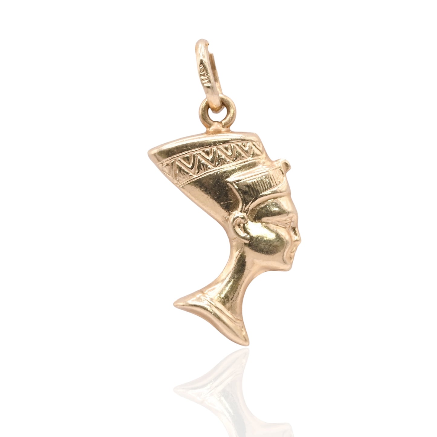 Nefertiti Pendant 14K Yellow Gold