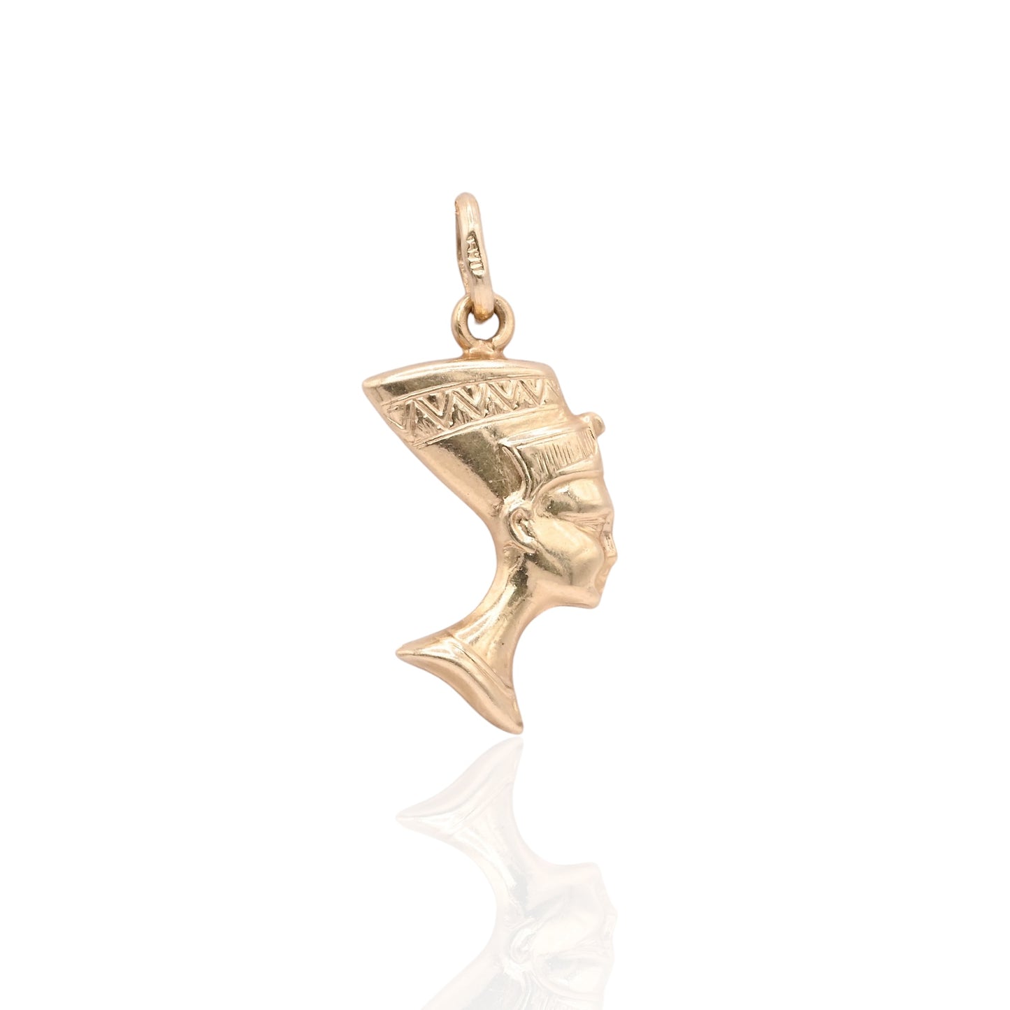 Nefertiti Pendant 14K Yellow Gold
