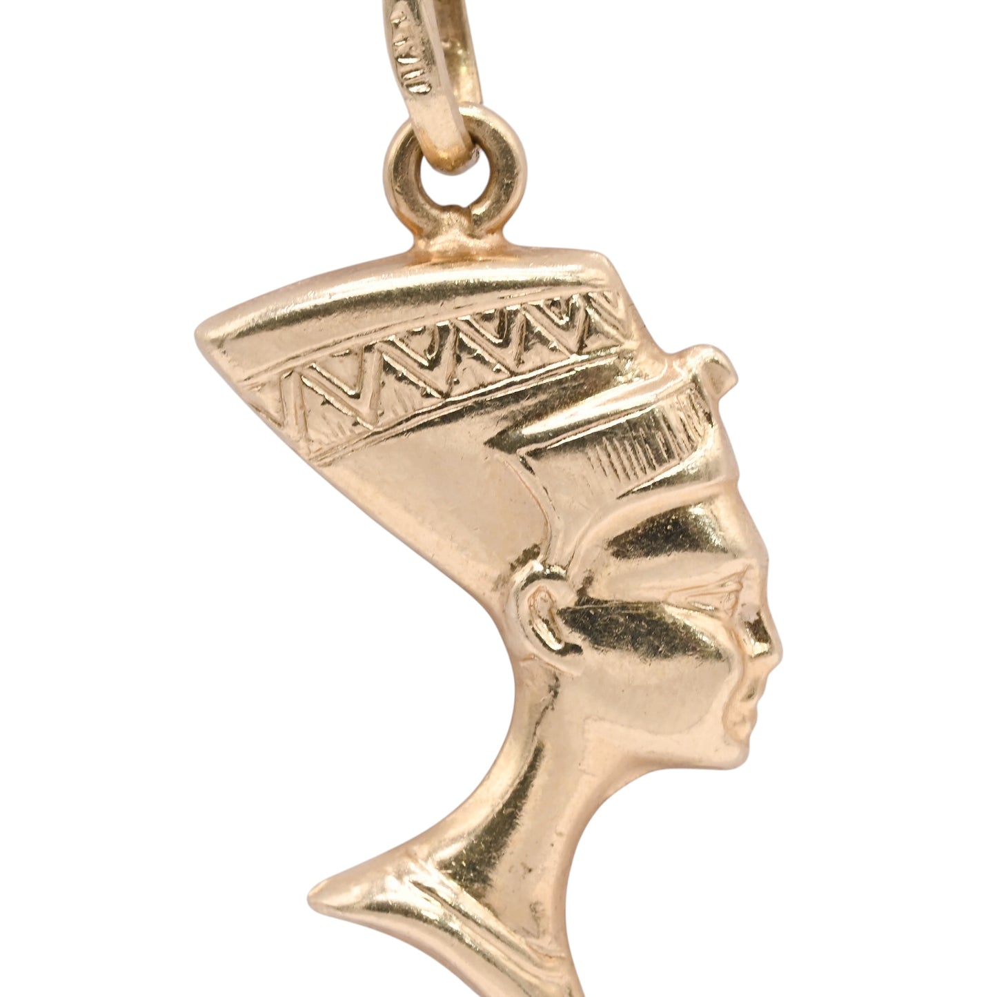 Nefertiti Pendant 14K Yellow Gold
