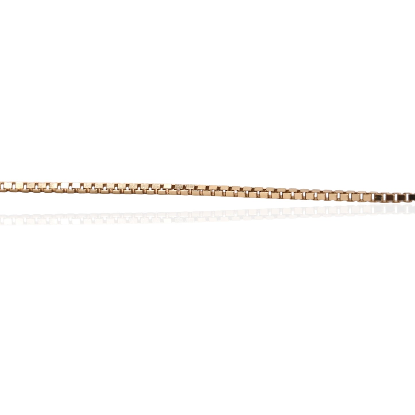 Diamond Cut Bead Bracelet with Box Chain 14K Yellow Gold Adjustable 6.5in and 7.5in