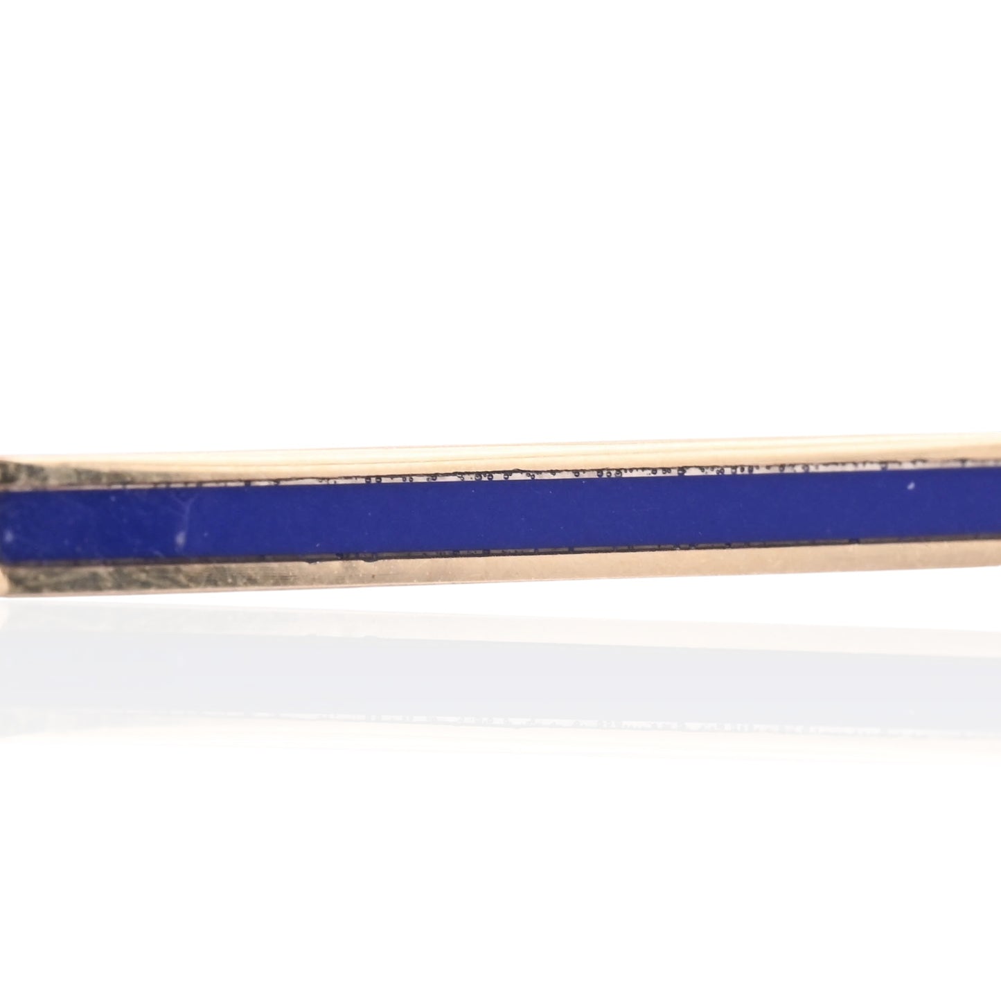 Lapis Lazul Bezel Bar Necklace 14K Yellow Gold with 15.75in and 17.75in Diamond Cut Cable Chain