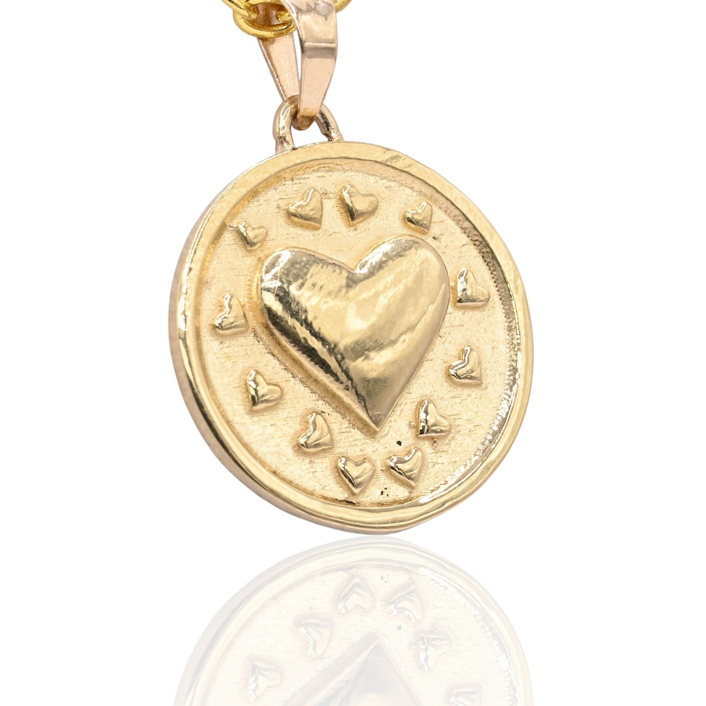 Round Heart Pendant (Larrea Original)