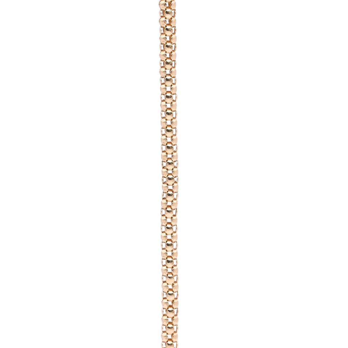 Tricolor Diamond Cut Beaded Dangle Earrings 14K Yellow Gold, 14K White Gold, and 14K Rose Gold