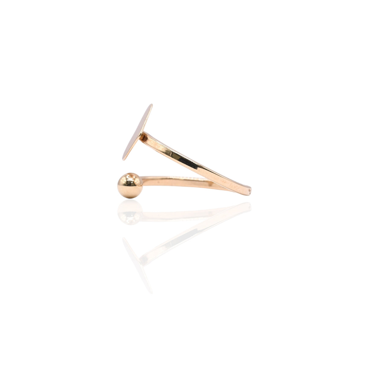 Open Heart Wrap Ring 14K Yellow Gold Size 5