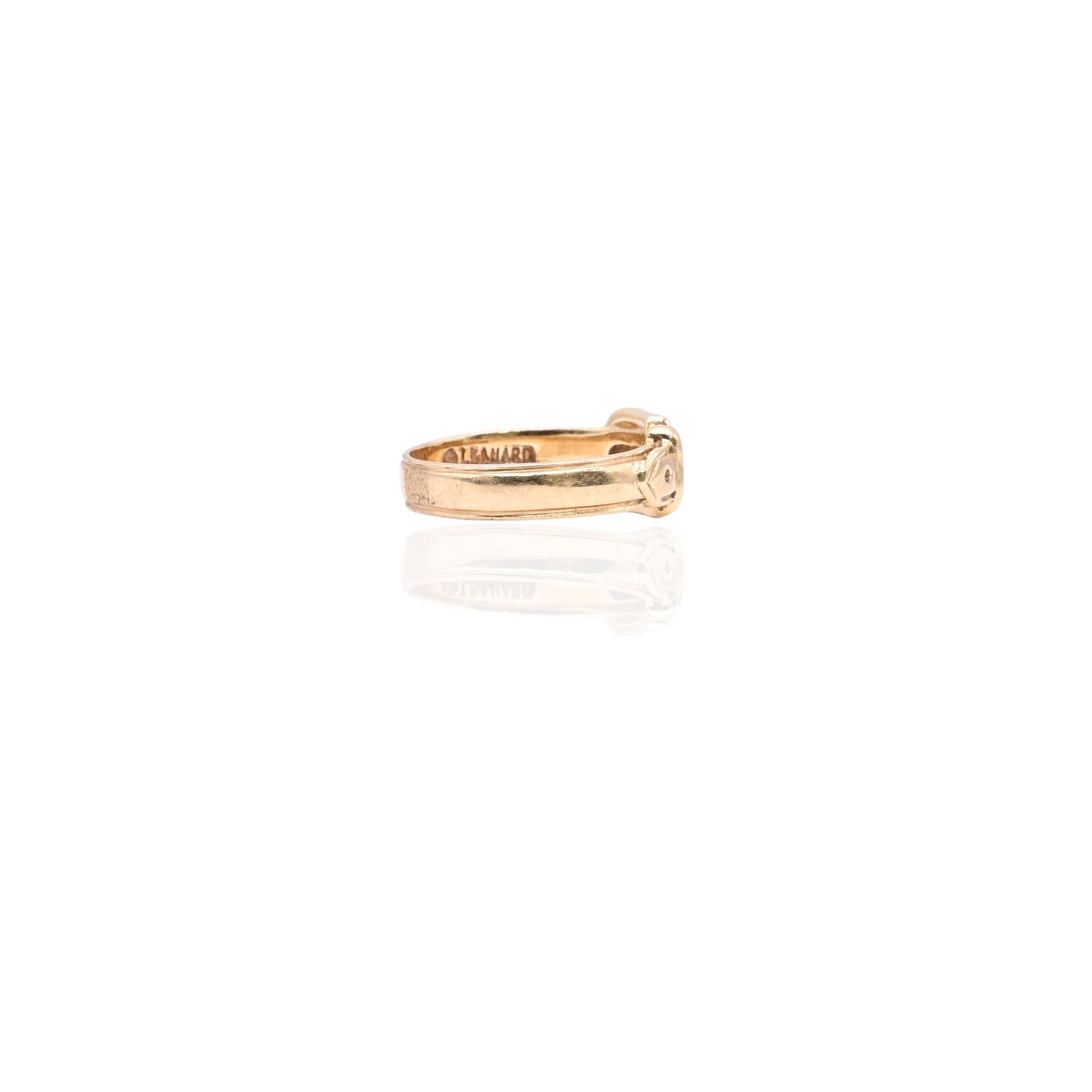 Belt Ring 14K Yellow Gold Size 5.25