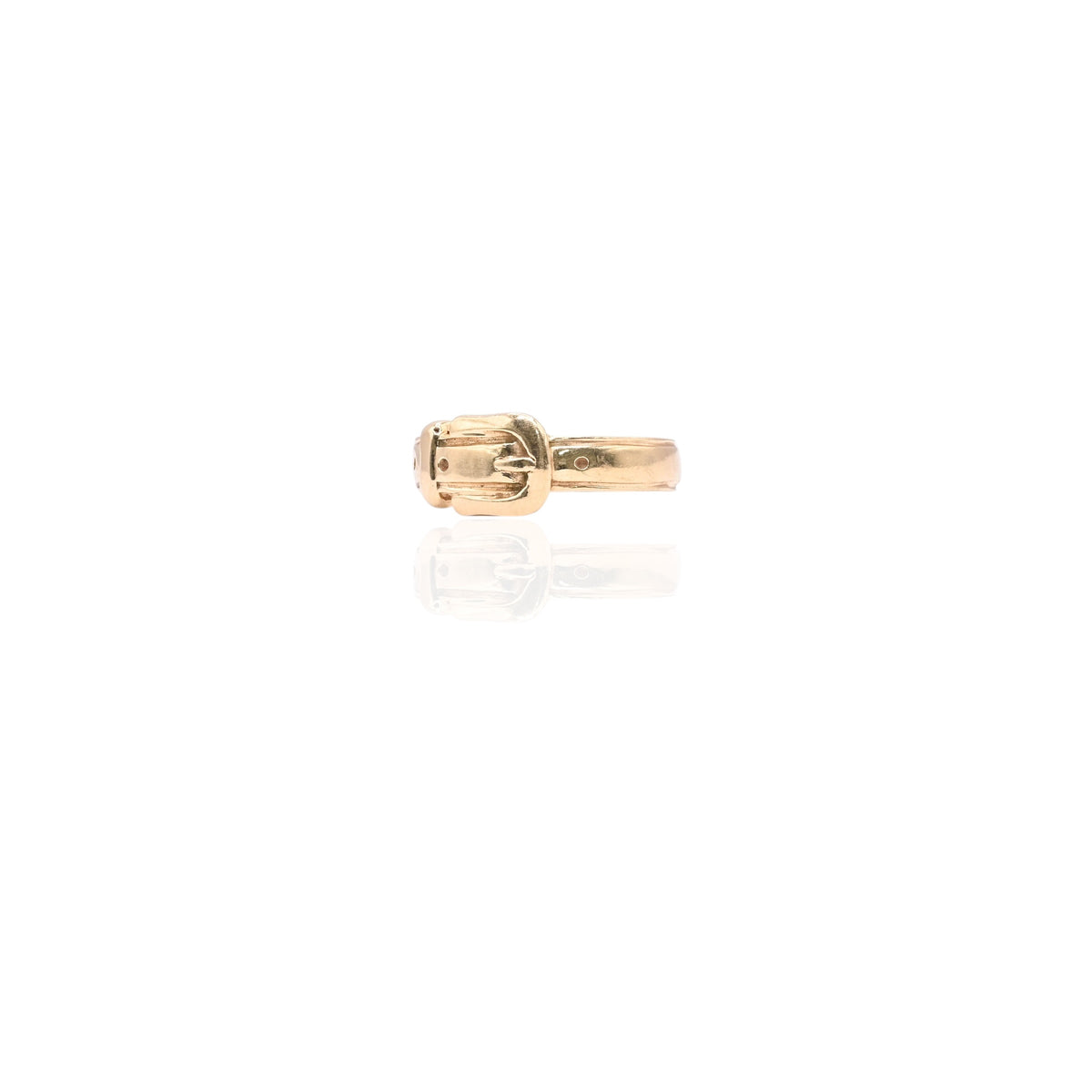 Belt Ring 14K Yellow Gold Size 5.25