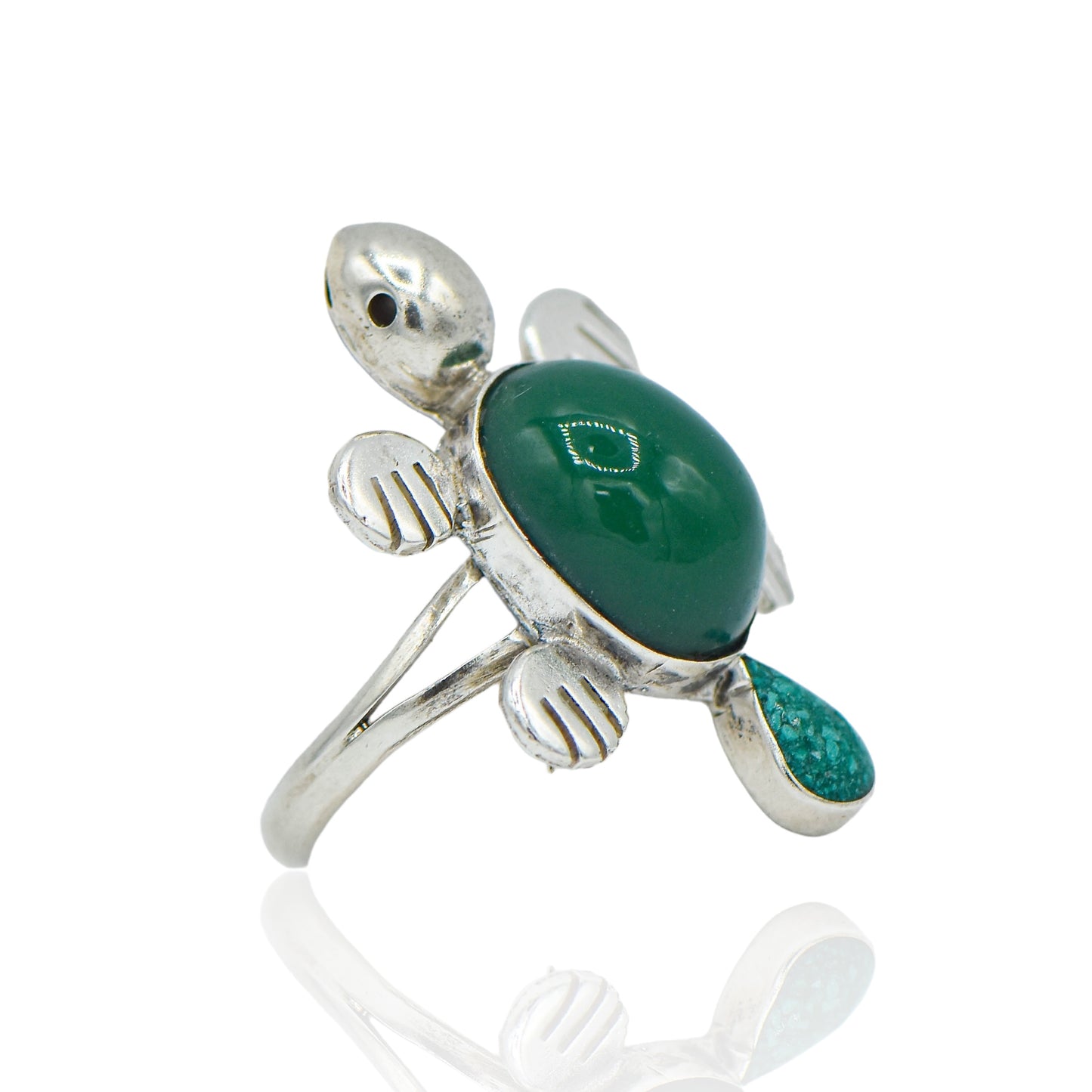 Green Turtle Ring