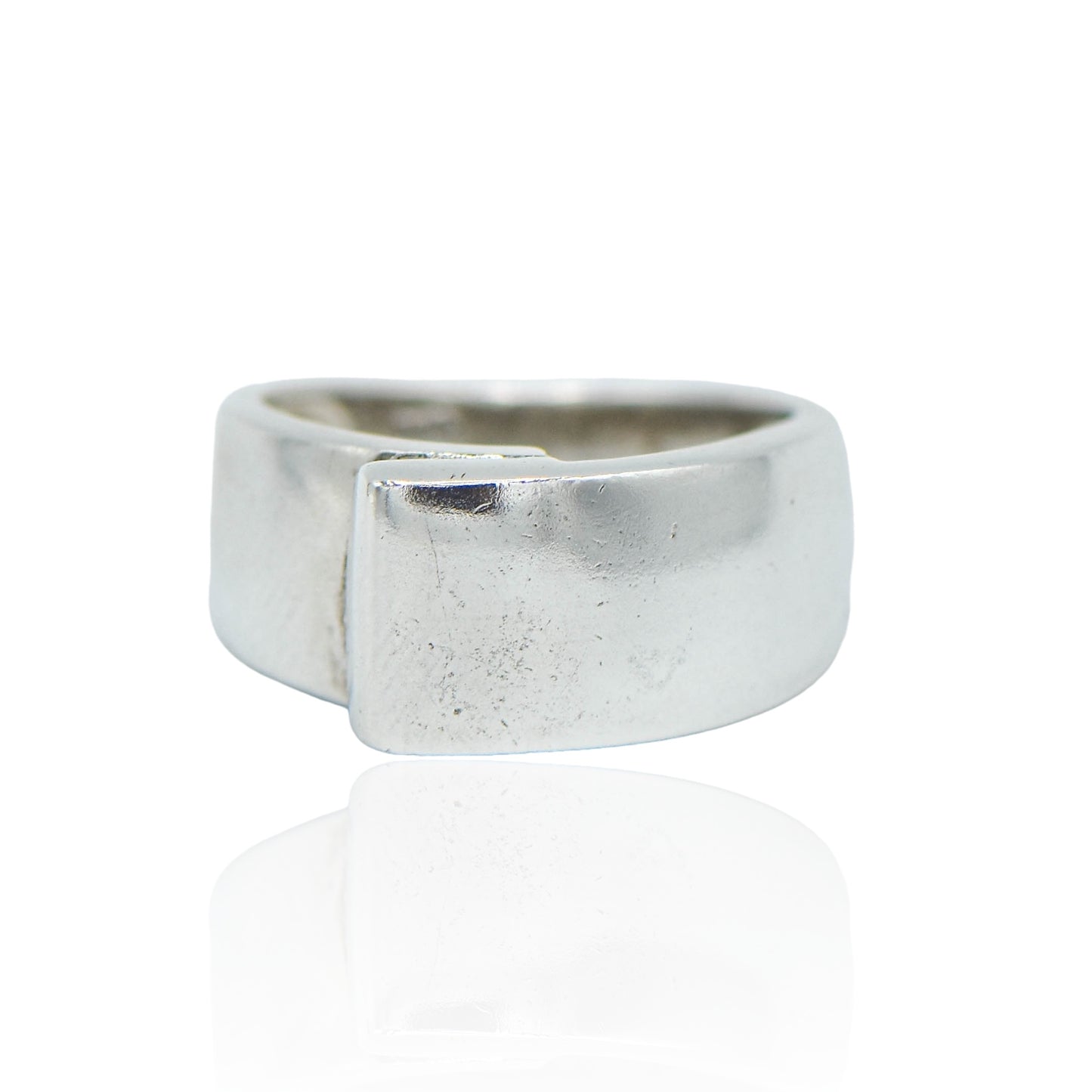 Overlap Sterling Silver Ring