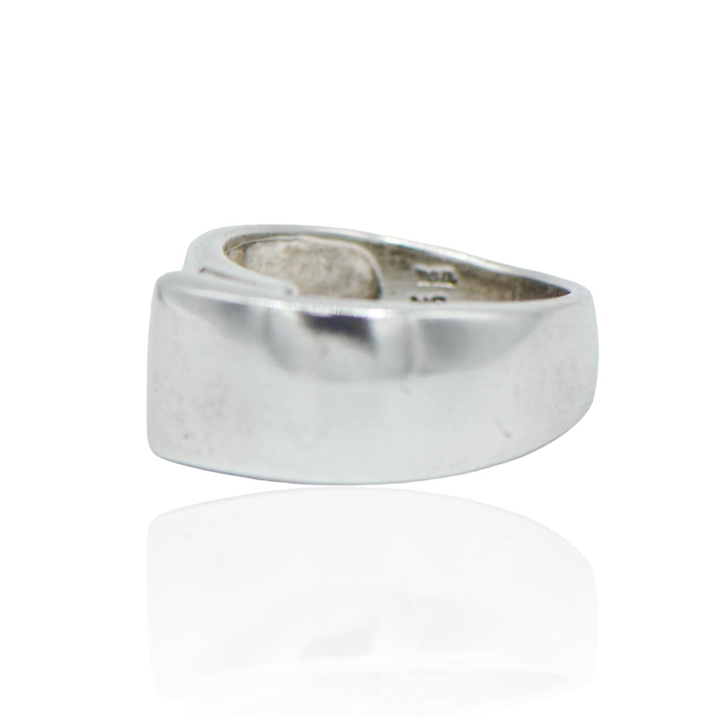 Overlap Sterling Silver Ring