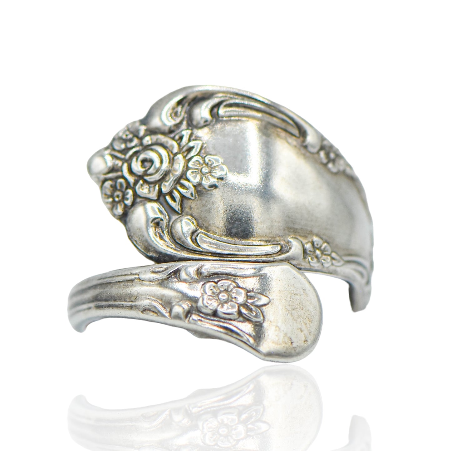 Sterling Silver Wrap Spoon Band Ring