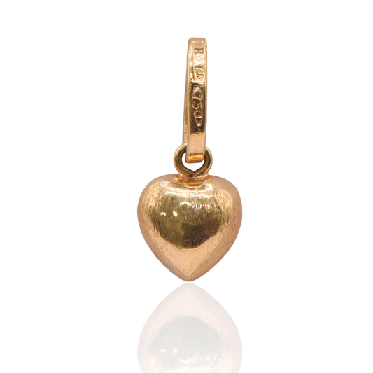 Heart 18K Yellow Gold Charm