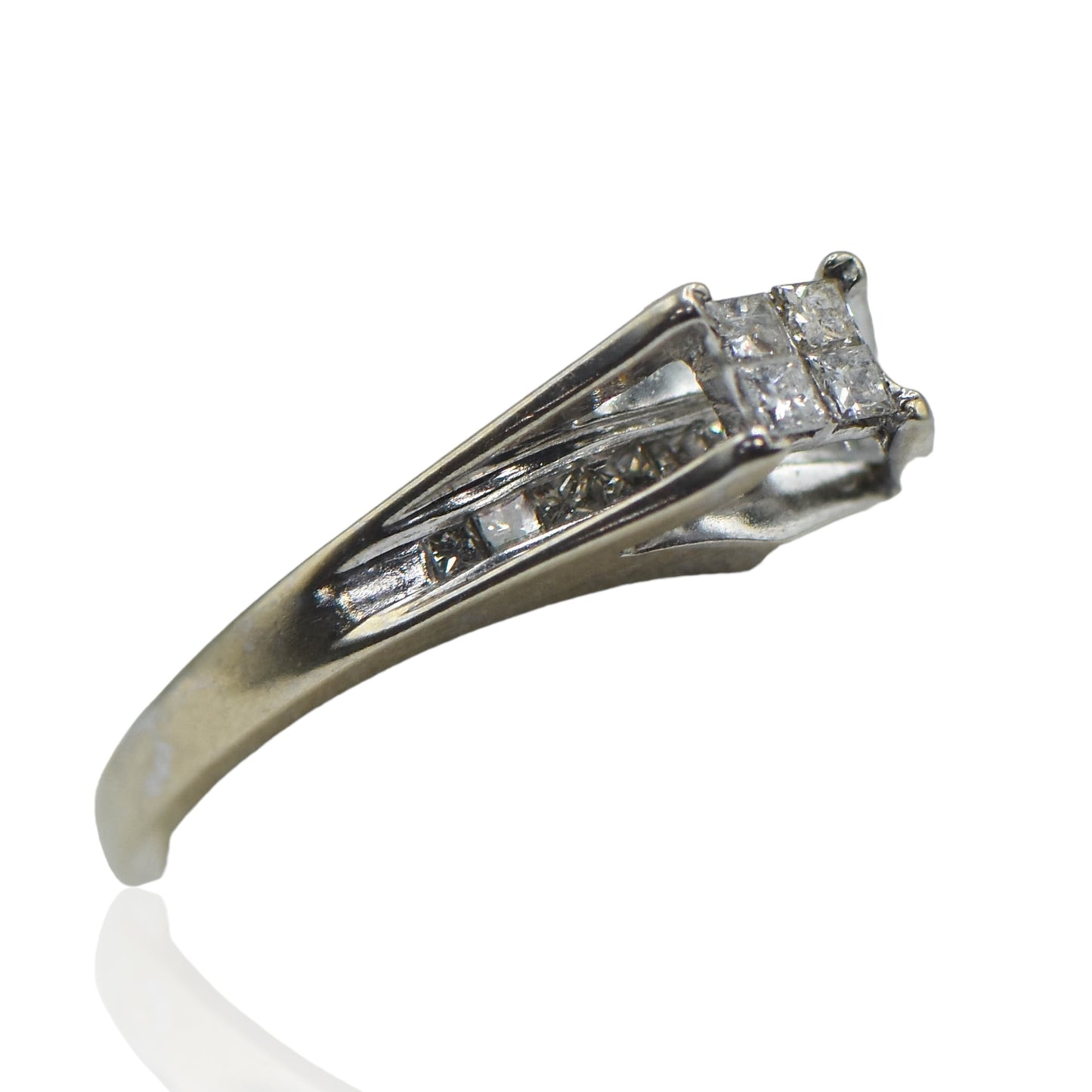 Diamond Promise Ring 0.18 cttw 14k White Gold