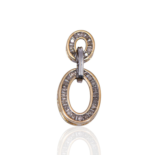 Diamonds Two  Channeled  10K Yellow Gold