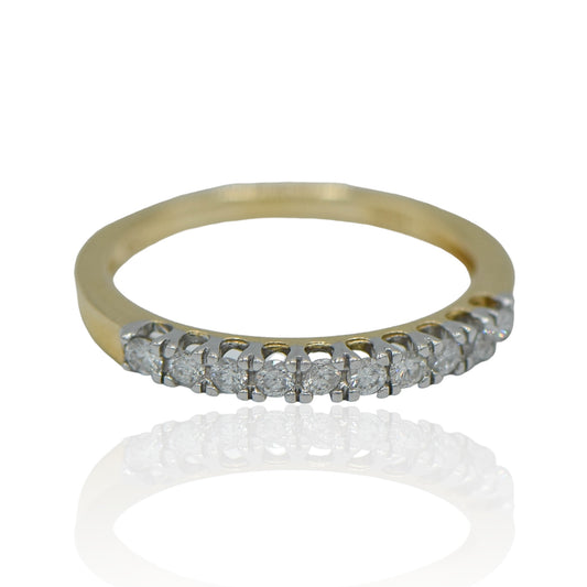 Diamonds Band 0.3 cttw, 14K Yellow Gold