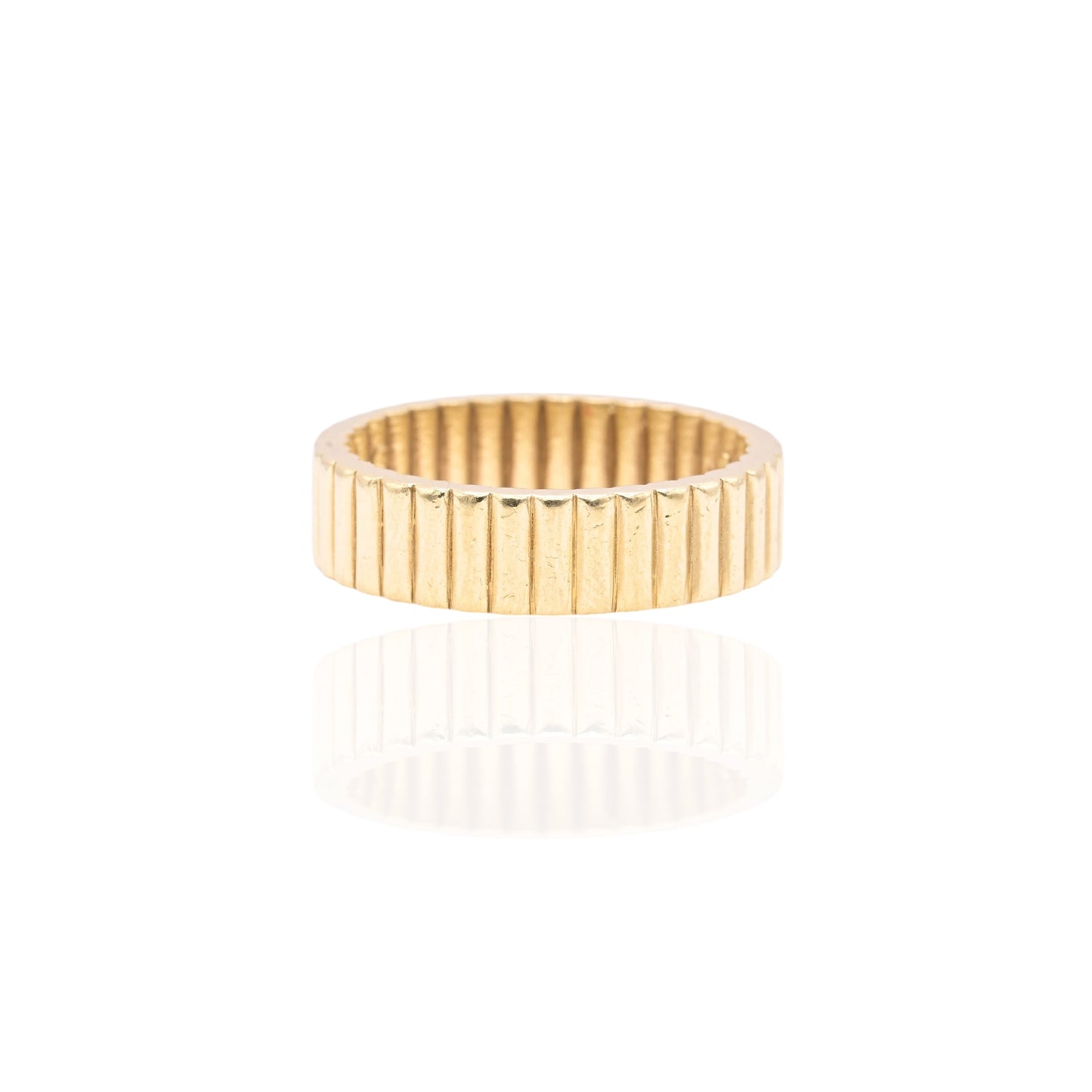 Column Band 18K Yellow Gold 6mm (Larrea Original)