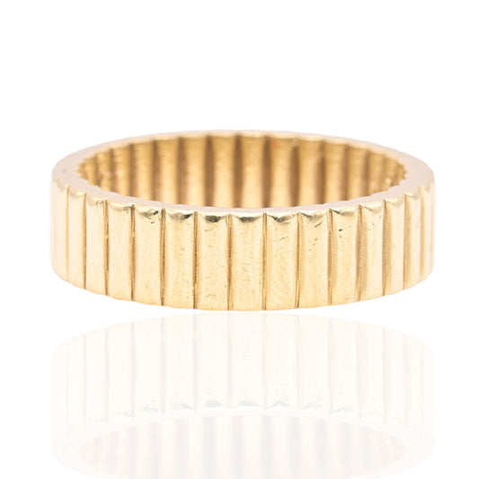 Column Band 18K Yellow Gold 6mm (Larrea Original)
