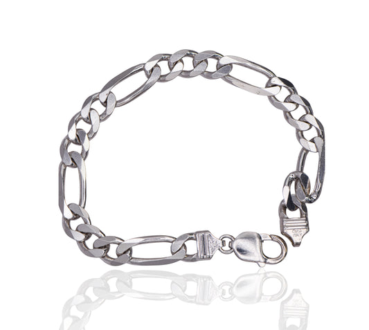 Vintage Figaro Link Sterling Silver Bracelet