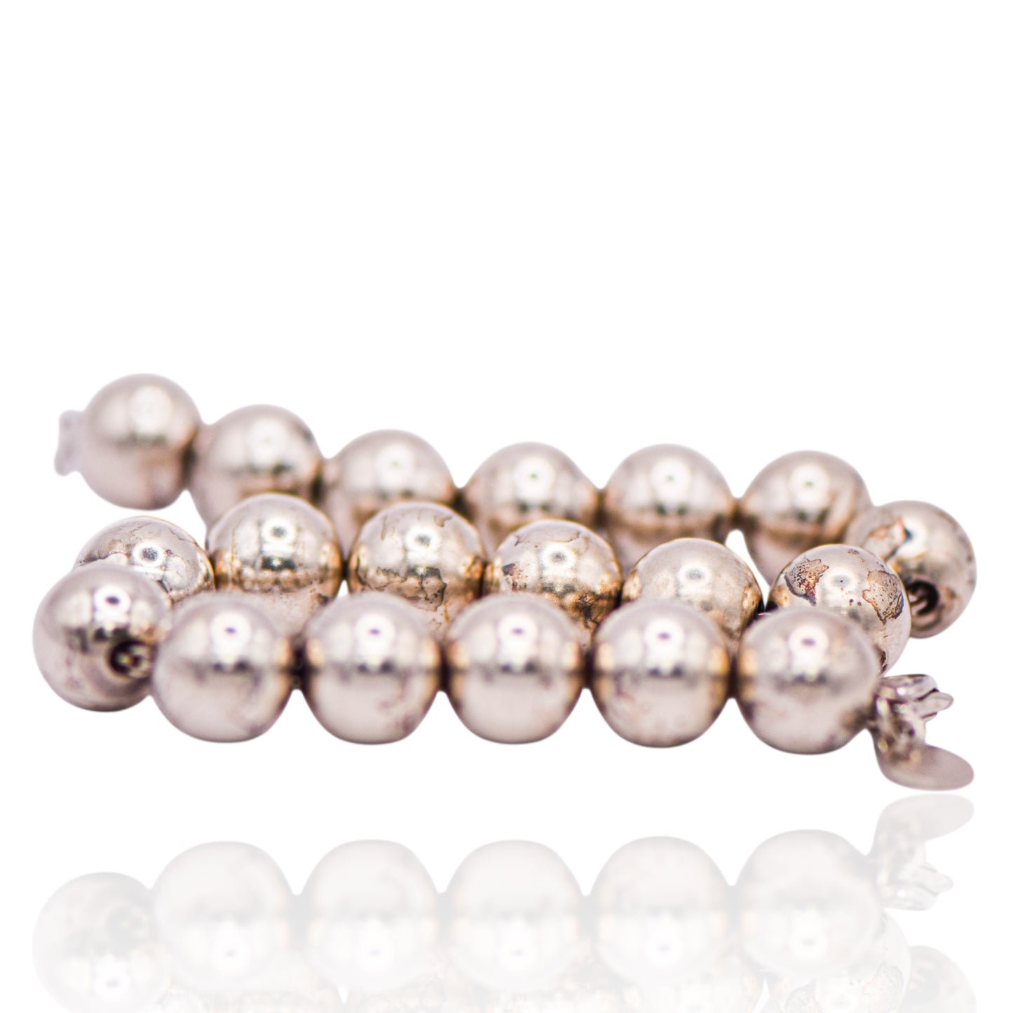 Vintage 19 Silver Balls Bracelet